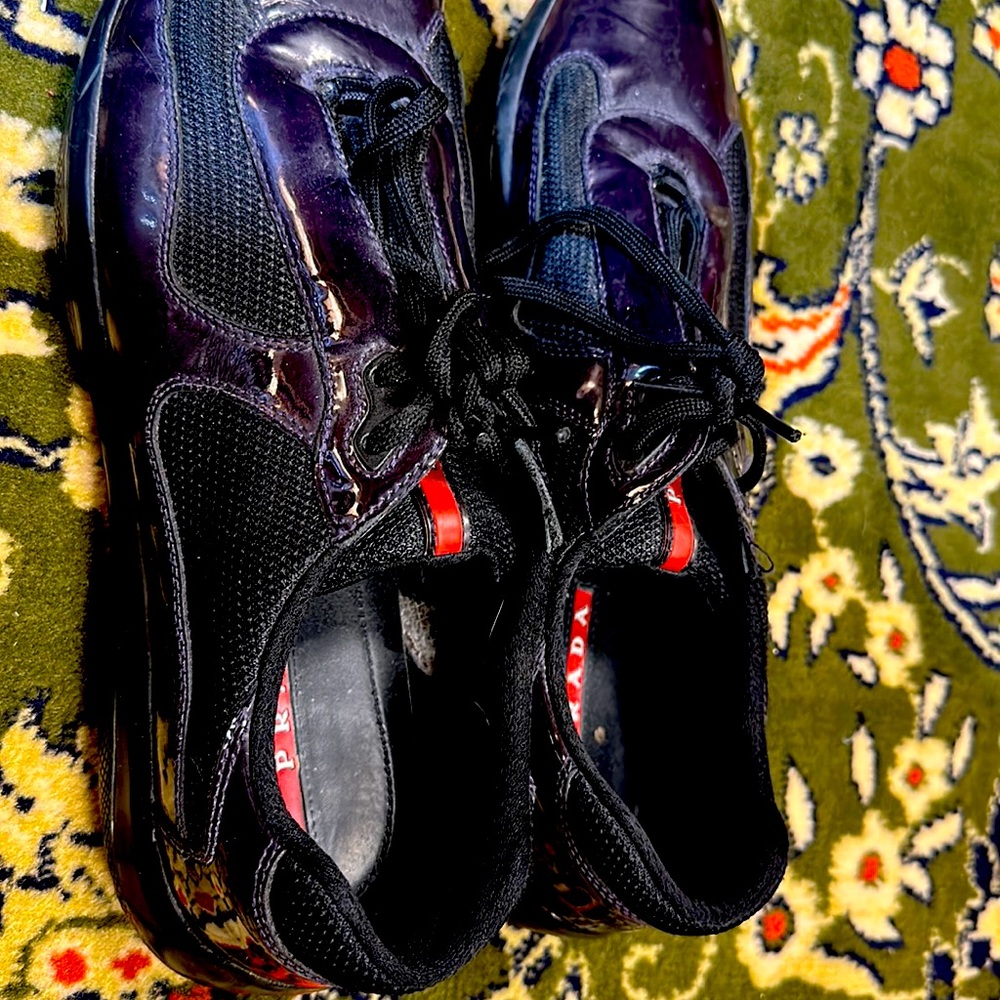 Men’s Prada Sneakers-Purple